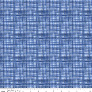 Texture in Color Royal by Riley Blake Designs, cut in 1/2 yard increments, continuous cut