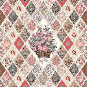 Jane Austen At Home Diamond Panel (digitally printed)