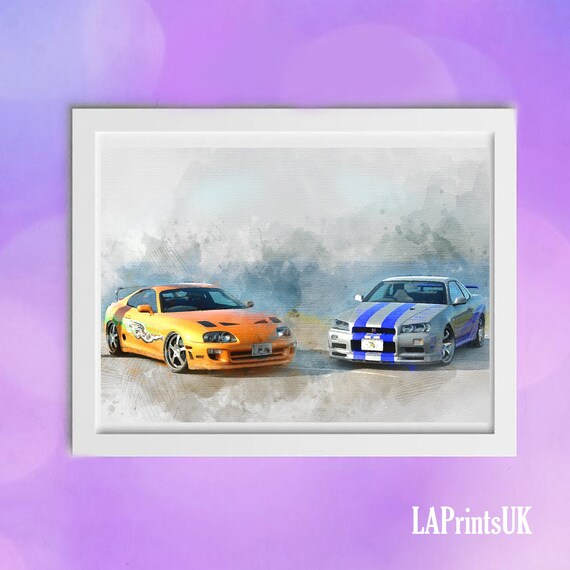 Fast And Furious Paul Walkers Brian O Conner Supra Und Etsy