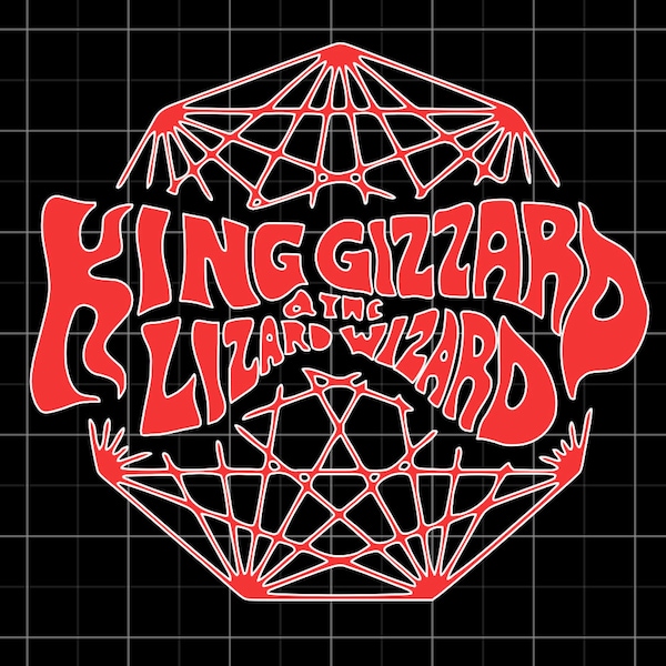 King Gizzard and the Lizard Wizard Sticker Decal 5x4.5in