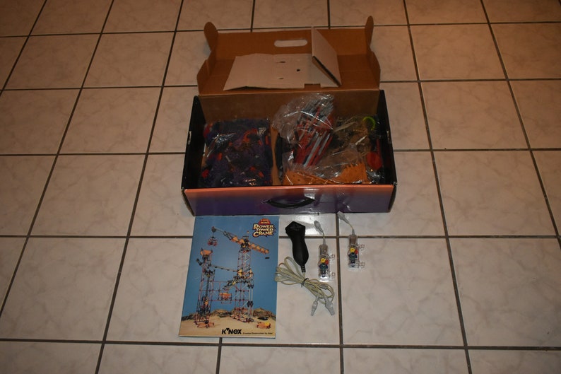 K'NEX NEW Lost Mines Power Tower Crane Open Box Model Etsy