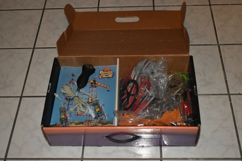 K'NEX NEW Lost Mines Power Tower Crane Open Box Model Etsy