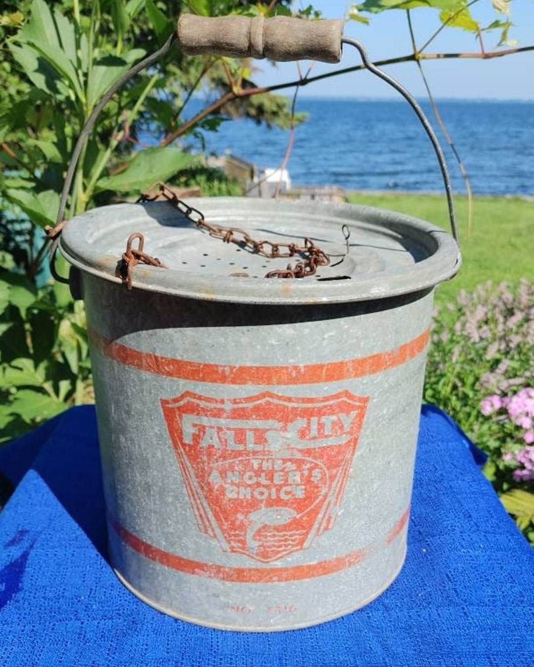 Vintage Falls City Minnow Bucket. the Ancler's Choice. Etsy