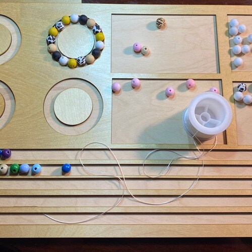 Bead Design Board Beading Tray Unique Laser Cut File Etsy