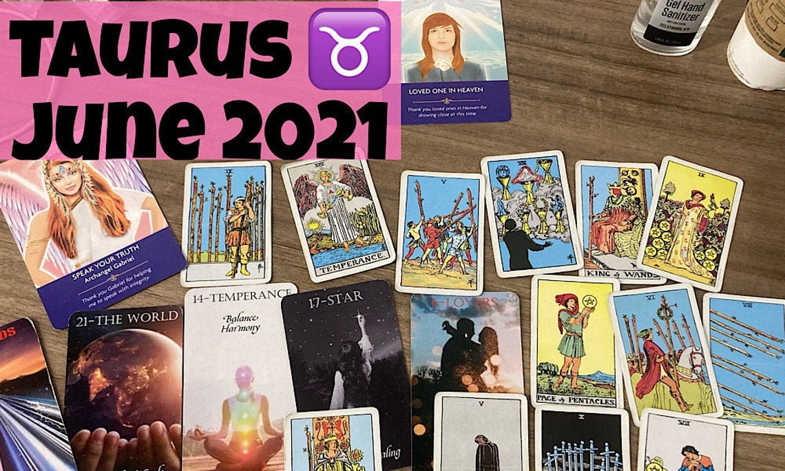 Taurus June 2021 Extended Tarot Reading Etsy