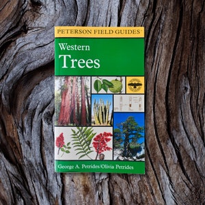 Peterson Field Guide to Western Trees - Vintage Nature Guide to the Trees of Western North America - 1990s