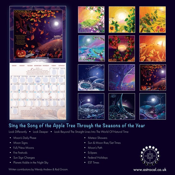 Seasons Cycles Moon Calendar 2021 Est Pst Etsy seasons cycles moon calendar 2021 est calender