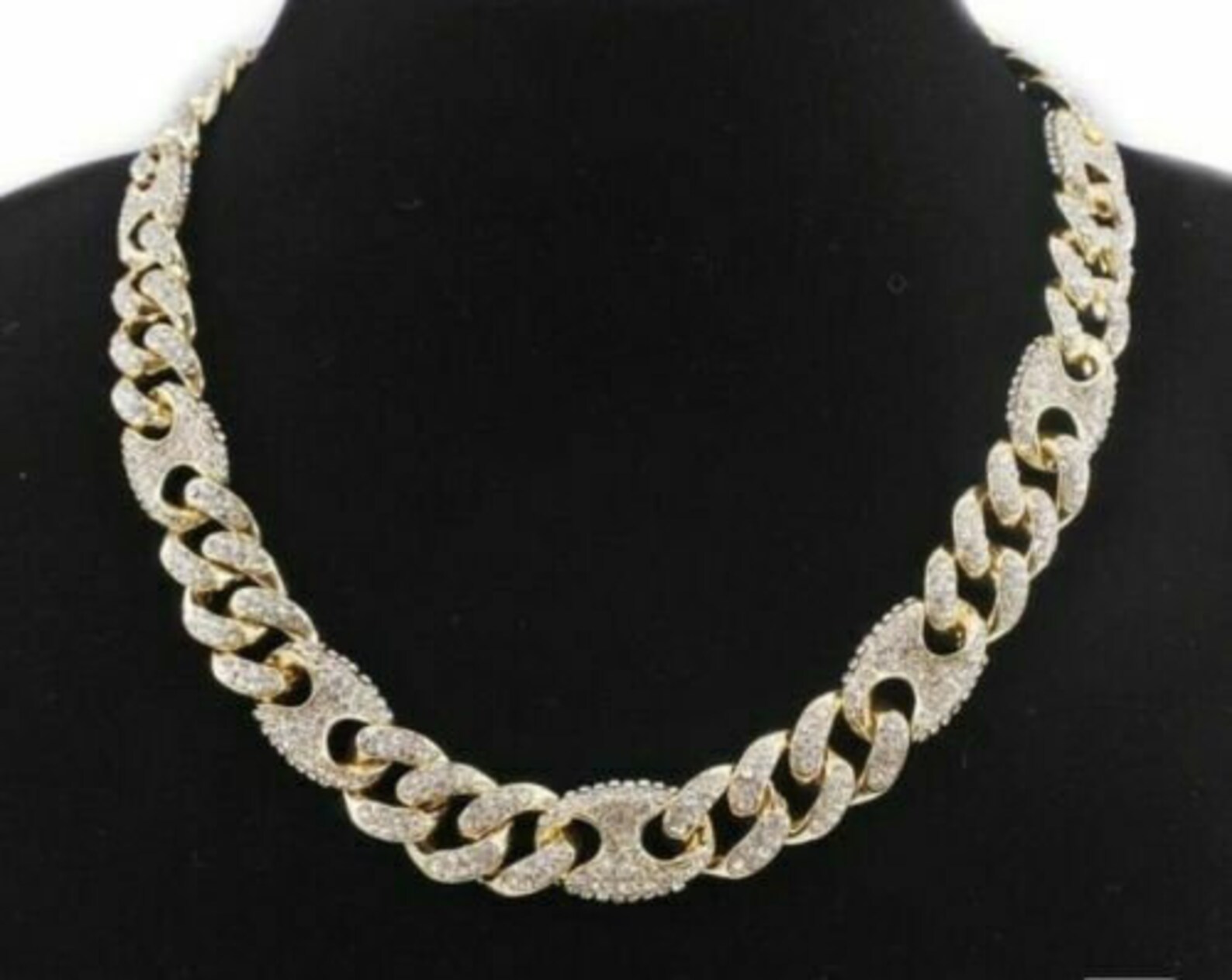 Natural Moissanite 200g Pure 925 Sterling Silver Chain Miami Etsy