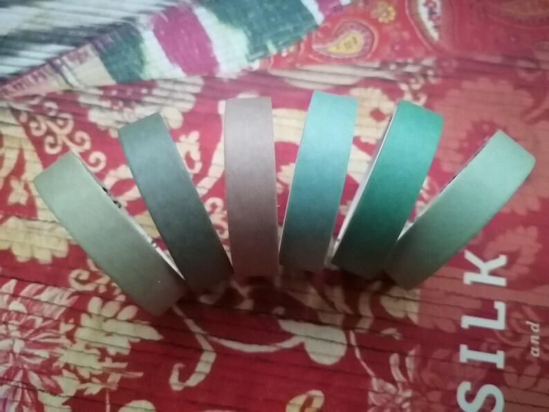 Journals 6 Rolls Basic Washi Tape Card Making And Crafts 9mm X 2 5 Meter Masking Washi Tape For Scrapbooking Nature Of Green Washi Tape Kids Crafts Kromasol Com