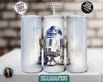 R2D2 20oz Tumbler - Perfect Gift for Star Wars Enthusiasts