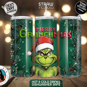 Merry Grinchmas 20oz Tumbler for the Holiday Season!