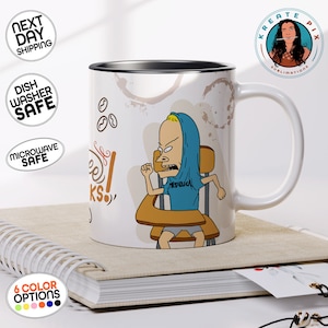 Beavis and ButtHead Mug - Perfect Gift for Fans of the Classic MTV Show