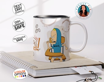 Beavis and ButtHead Mug - Perfect Gift for Fans of the Classic MTV Show
