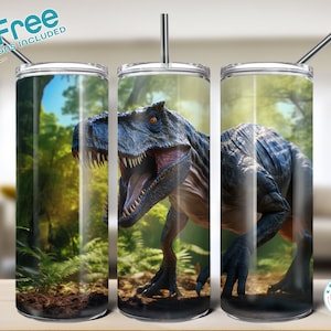 Jurassic World, Dinosaur 20oz tumbler wrap, digital download, instant download + 12 free tumbler wraps
