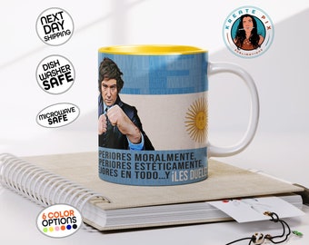 Javier Milei Quote Mug - Start your day with a dose of libertarian wisdom with this inspirational coffee mug