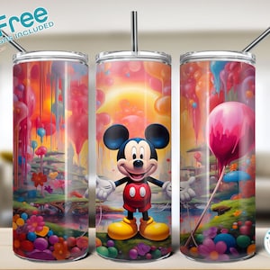 Mickey Mouse 20oz tumbler wrap, digital download, instant download + 12 free tumbler wraps