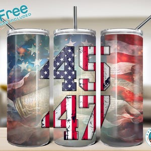 45 47 President  Donald Trump 20oz tumbler wrap, digital download, instant download + 12 free tumbler wraps