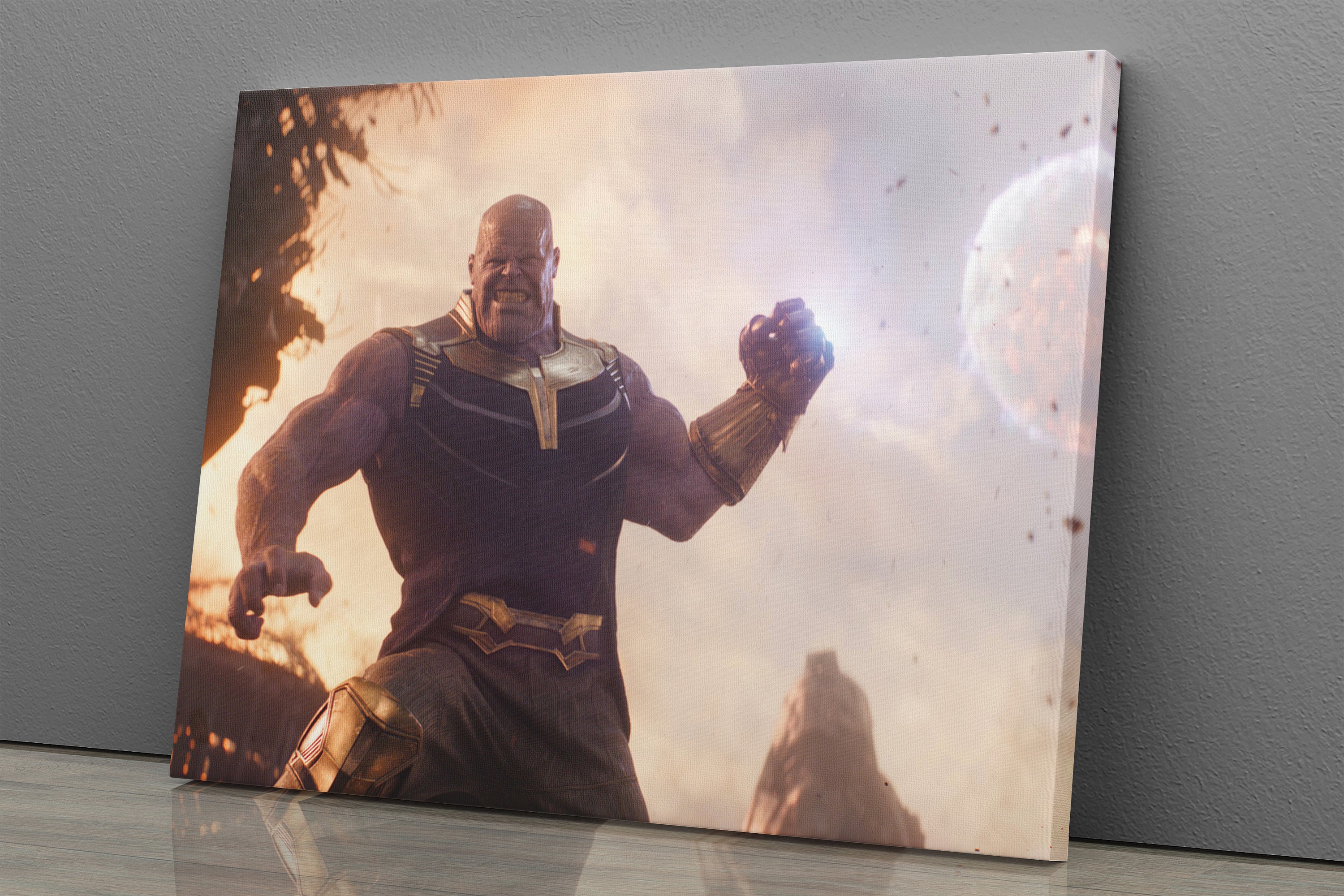 Thanos Poster Avengers Infinity War Art Canvas Print Home Wall | Etsy