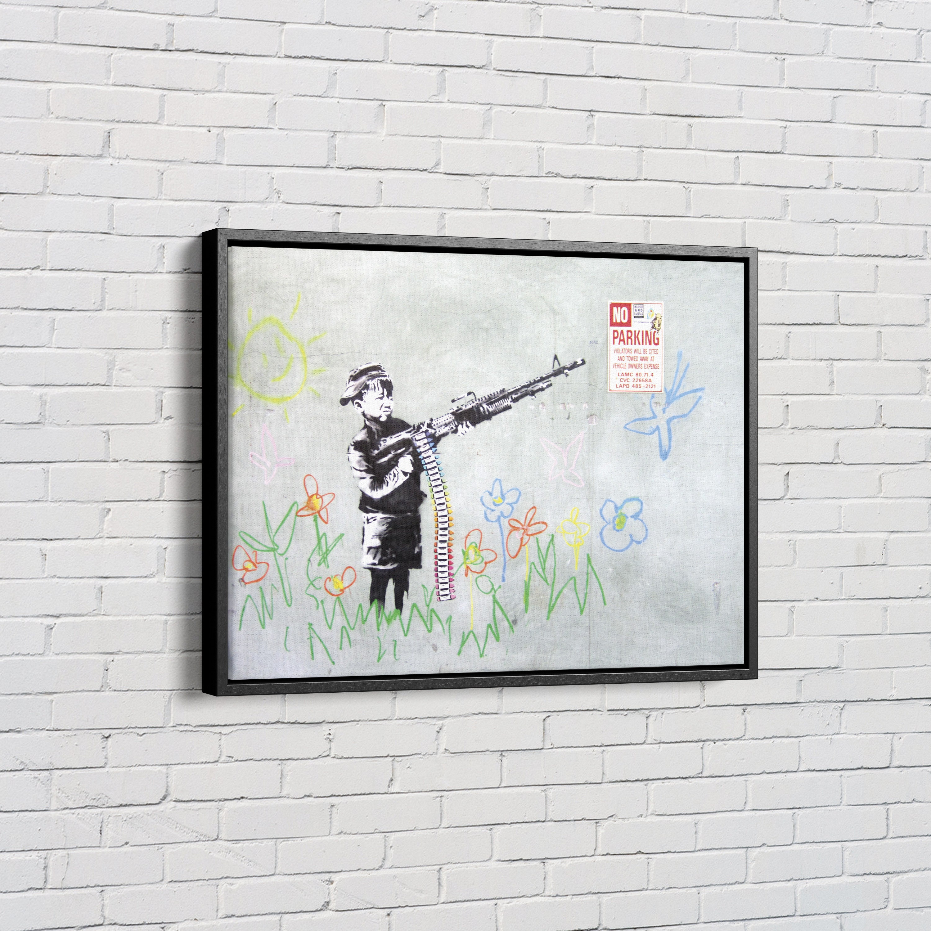 Banksy Soldier Boy Poster Kunst LeinwandDruck Home Wall Decor Etsy