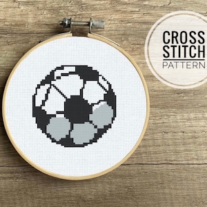 Soccer Ball - Cross Stitch Pattern