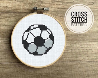 Soccer Ball - Cross Stitch Pattern