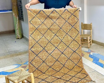 AMAZING MOROCCAN Rug - 5.8x3.4FT Handmade Morrocan Rug, Authentic Berber Rug, Bohemian Style Rug For Living Room - Teppich