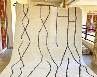 Gorgeous Beni Ourain Rug, 10x7.8FT Berber Carpet, Moroccan Area Rug, Handmade Rug Moroccan, Sheep Wool Rug, Beniourai Rug, Bohemian Rug