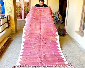 CUTE KILIM RUG, Flat Area Rug, Kilim Woven Rug, Pink Rug, Custom Pink Rug, Area Rug, Moroccan Rug, Handwoven Wool Rug, Zanafi Rug, Area Rug