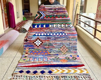 Home Decor Eclectic - 8x5.5 Rug For Bedroom Aesthetic - Moroccan Rug One Of a Kind - Handmade Rug Wool-Personalized Gift For Mom And Grandma