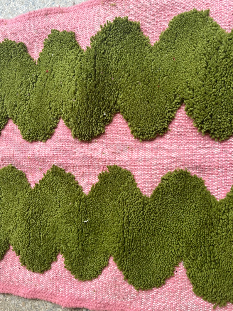 CUSTOM MOROCCAN RUNNER, Handmade Abstract Hallway Rug, Authentic