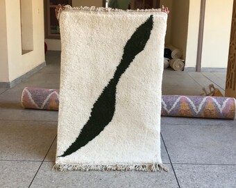 Custom Beni ourain Rug - Large Moroccan Rug - Handmade Wool Rug - Beni Rug - Berber Rug - Living Room Rug - Teppich Rug - Custom rug