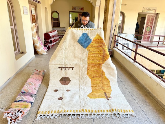 surf7251　Made inモロッコのハンドメイドラグ surf7251 Made inモロッコのハンドメイドラグ モロッカンラグ