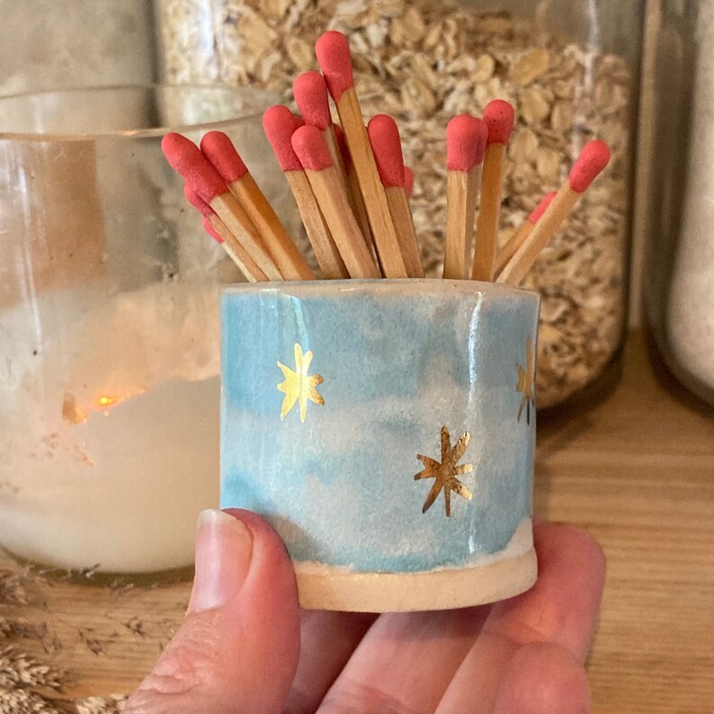 Matchstick Holder With Striker Paper/ Match Holder/ Handmade / Etsy UK