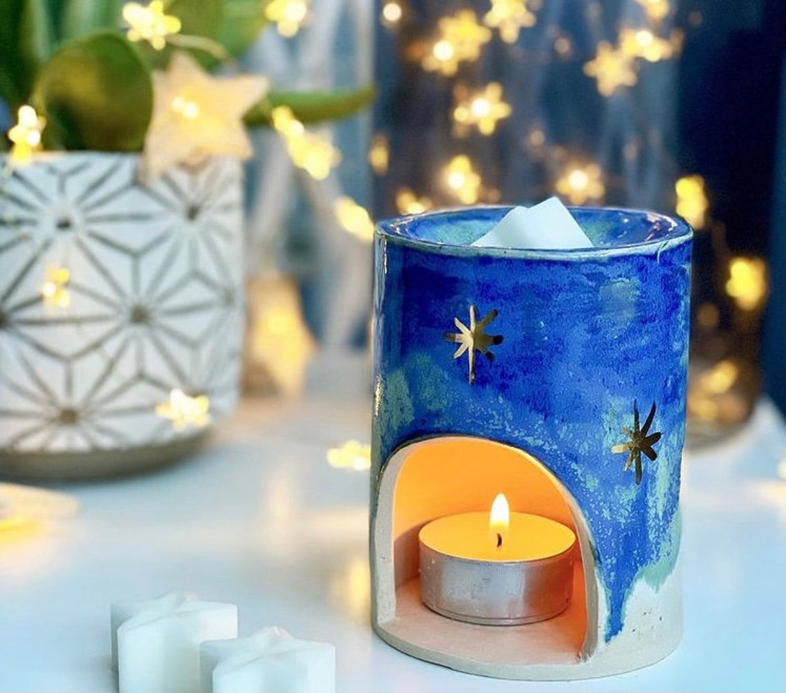 Handmade Pottery Wax Burner / Essential Oil Burner/ Wax Melt Etsy UK