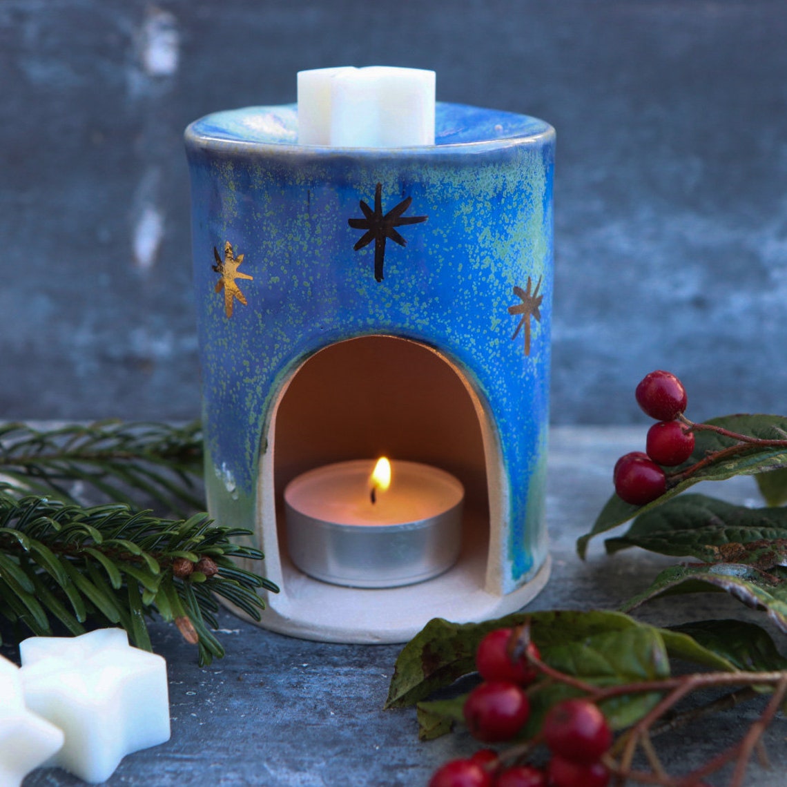 Handmade Pottery Wax Burner / Essential Oil Burner/ Wax Melt Etsy UK