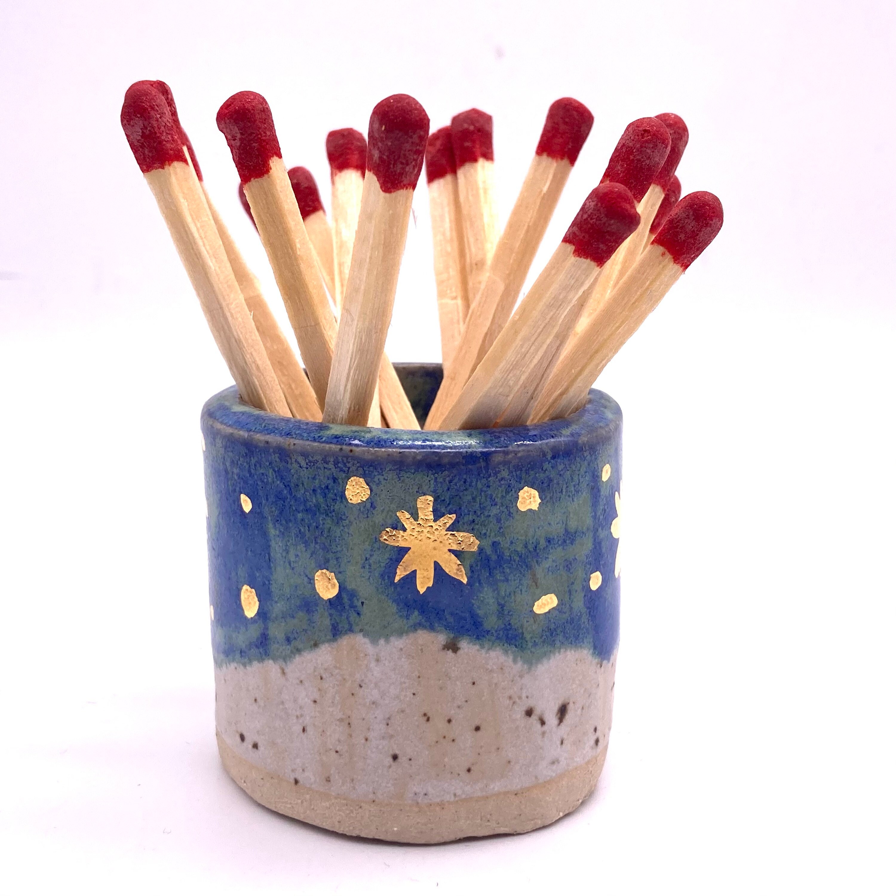 Ceramic Matchstick Holder Striker Winter Matches Holder. Etsy