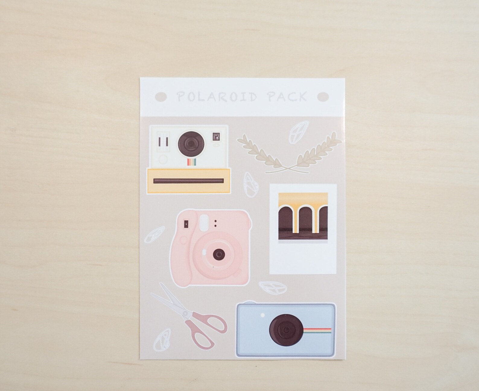POLAROID PACK SHEET | Etsy