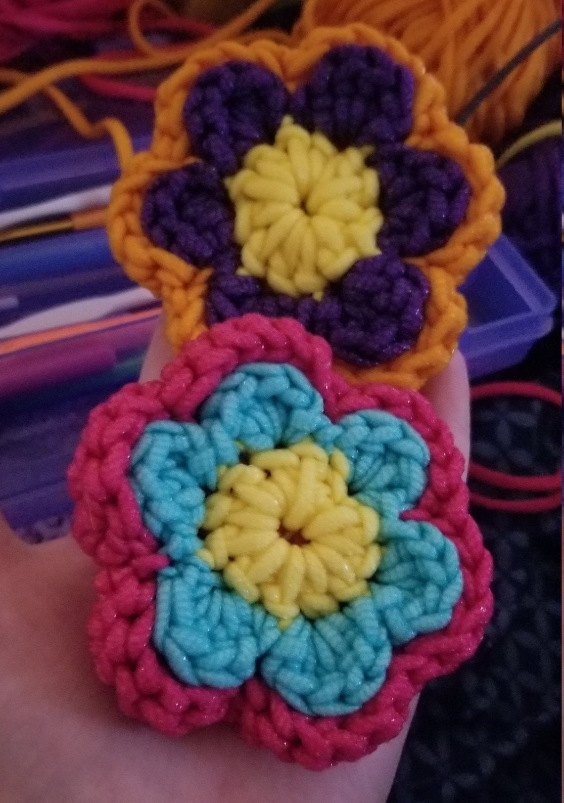 Crochet Flower Scrubbie | Etsy