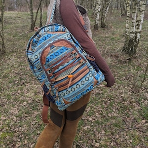 Favorite backpack backpack favorite for every day school university guide folder hippie unique special