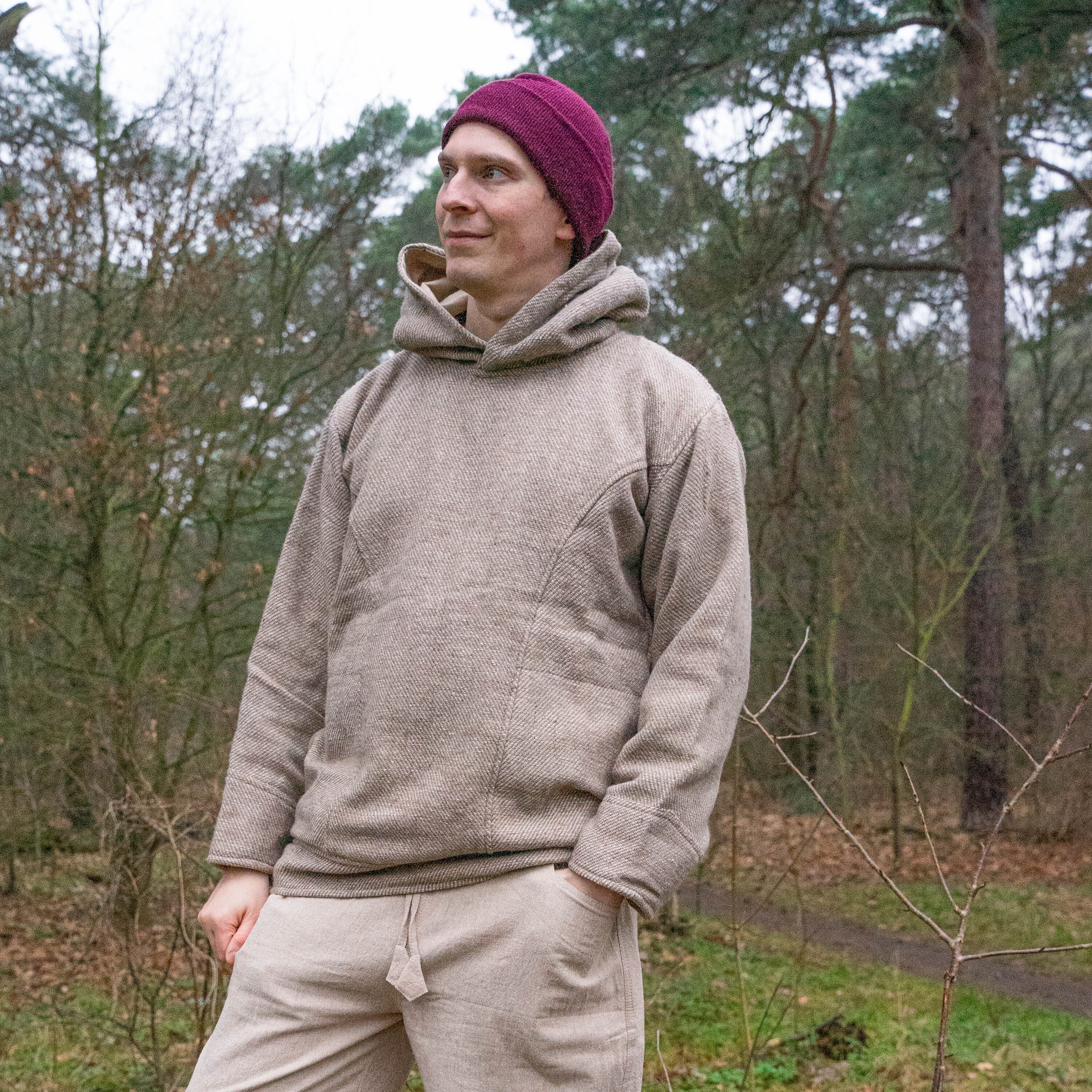 Wool hoodie store