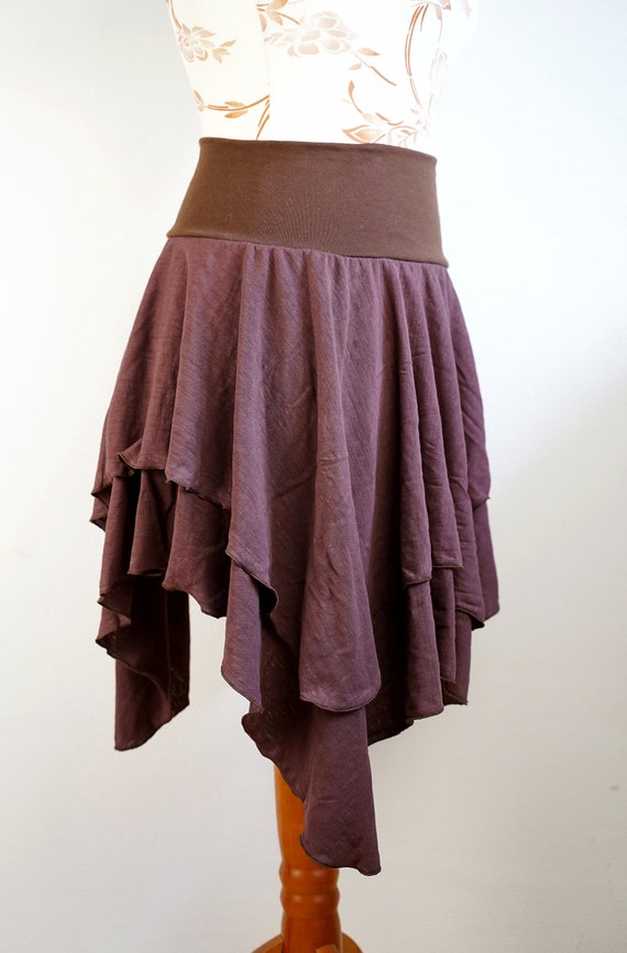 Jersey layered skirt hotsell