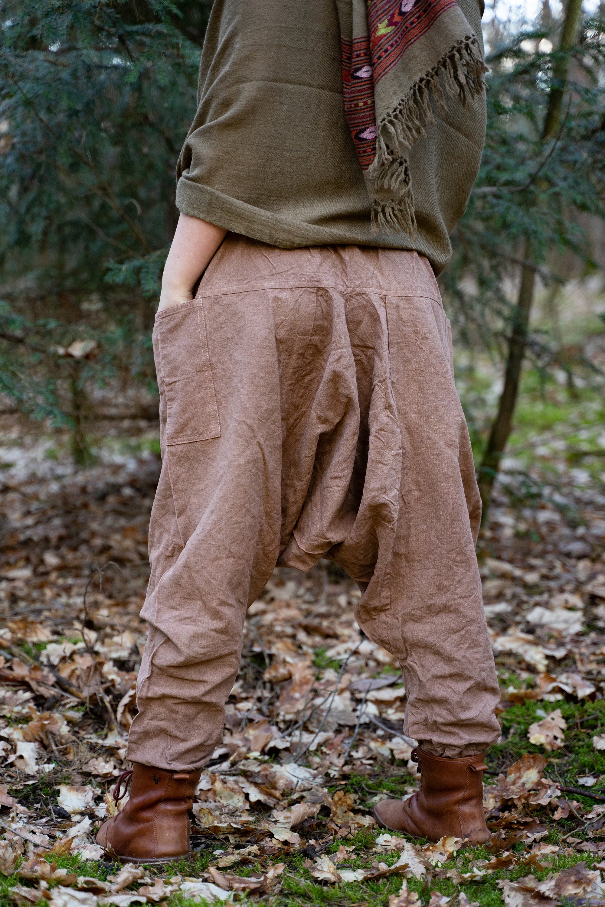 Hemp Harem Pants - Etsy