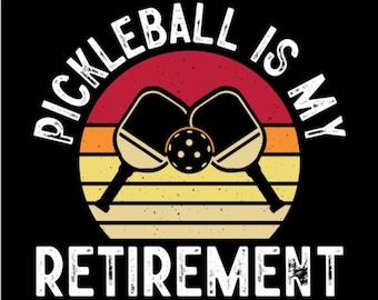 Pickleball Ruhestand Plan Magnet: Geschenk für Pickleball Fan (6,5cm)