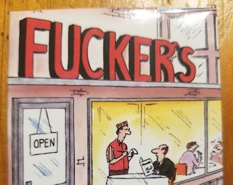 Fuckers, I’ll Have The Fuckin Cheeseburger a Funny 2.5x3.5 Refrigerator Magnet with Glossy Finish. Gift For Him or Her.