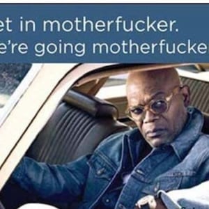 Get In We’re Going Motherfuckering,Funny Quote on A  a 2x3 Refrigerator Magnet with Glossy Finish,steel construction.A Gift For Him or Her.