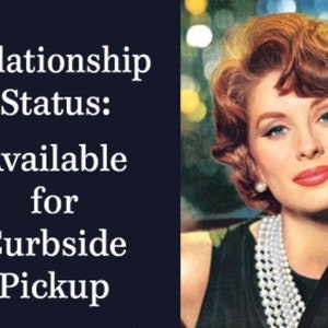 Available For Curbside Pickup on a 2x3 Refrigerator Magnet with Glossy Finish and Steel Construction.Gift For Him or Her.