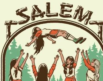 Imán para refrigerador del campamento de verano de Salem de 1978: acabado brillante y divertido
