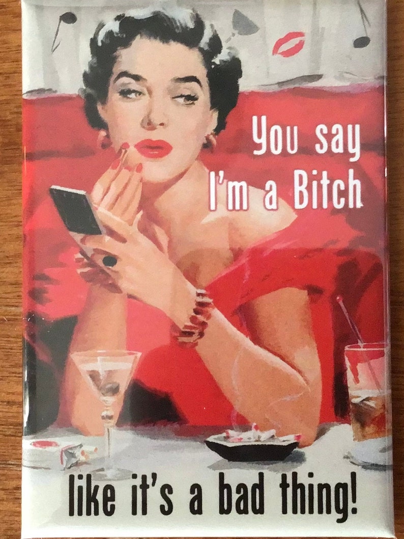You Say I’m A Bitch Like It’s A Bad Thing on a 2x3 Refrigerator Magnet ...