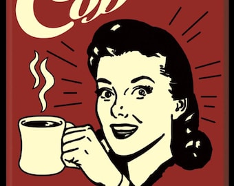 Coffee You Can Sleep When You’re Dead.Funny Refrigerator Magnet.
