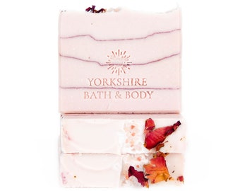 Velvet Rose & Oud Cold Process Artisan Soap Bar | Luxury | Vegan | Handmade | Gift | Cruelty Free